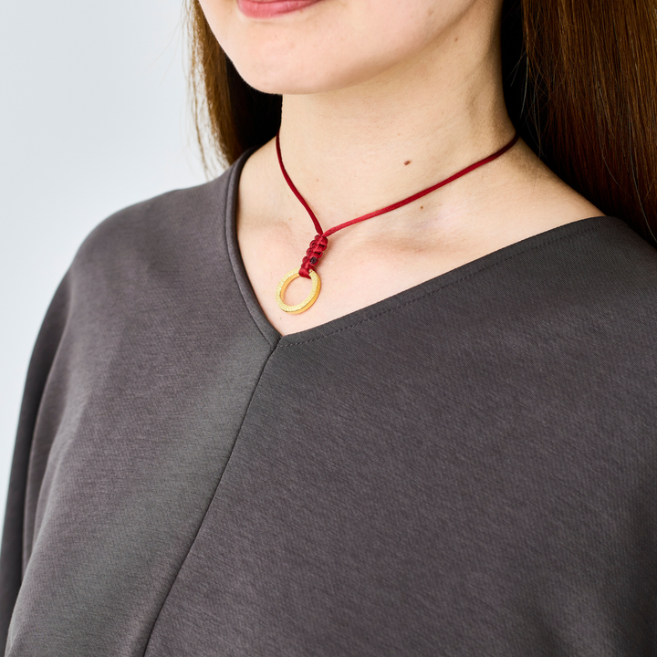 Choker -SOL- Graceful Red ゴールド チョーカー-ネックレス-yuzen-official