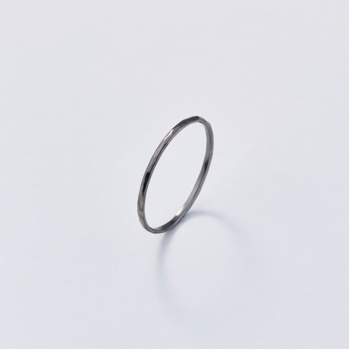 Silver Ring -Comfort 003 Black- シルバー リング-リング-yuzen-official