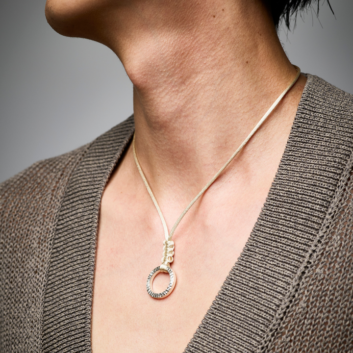 Choker -AUBE- Champagne Gold シルバー チョーカー-ネックレス-yuzen-official