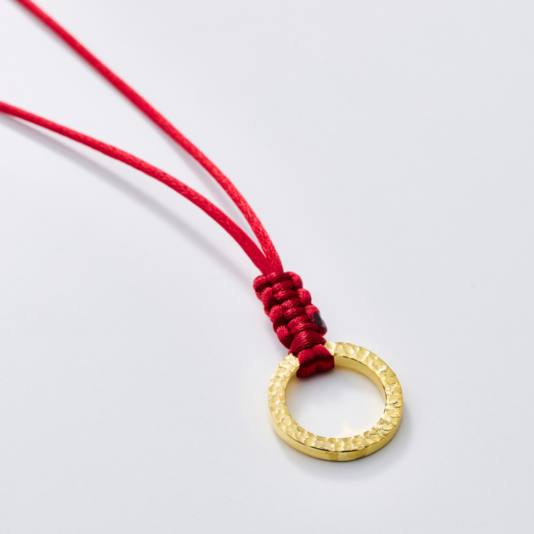 Choker -SOL- Graceful Red ゴールド チョーカー-ネックレス-yuzen-official