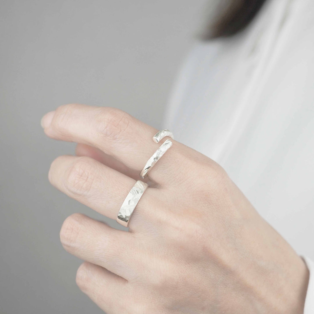 Silver Ring "Ancient 001"-リング-yuzen-official