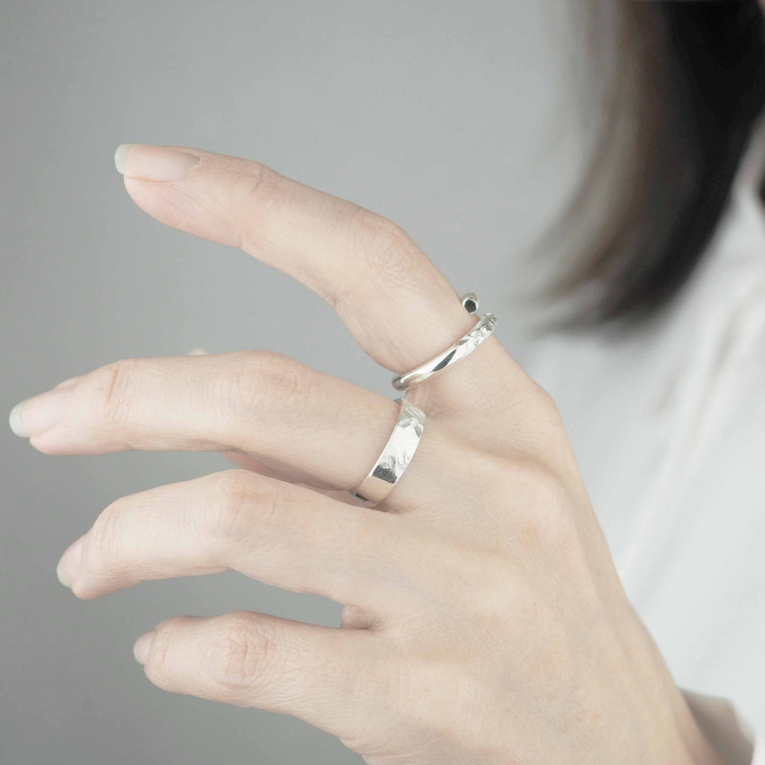 Silver Ring "Ancient 001"-リング-yuzen-official