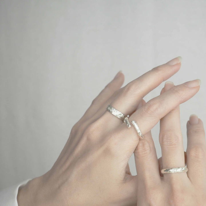 Silver Ring "Ancient 001"-リング-yuzen-official