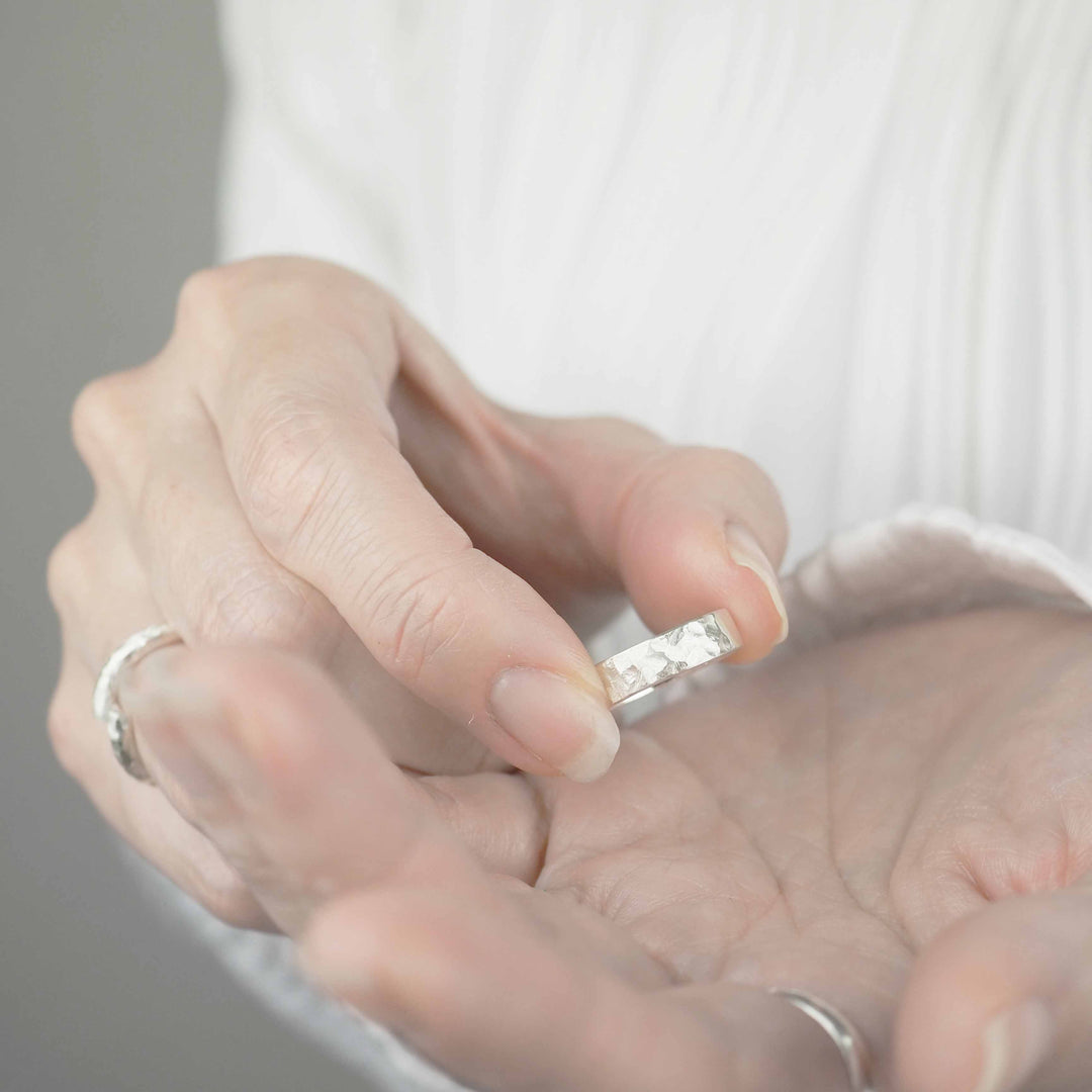 Silver Ring "Ancient 001"-リング-yuzen-official