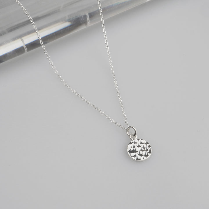 Silver Necklace -Tsuchime- シルバー ネックレス-ネックレス-yuzen-official