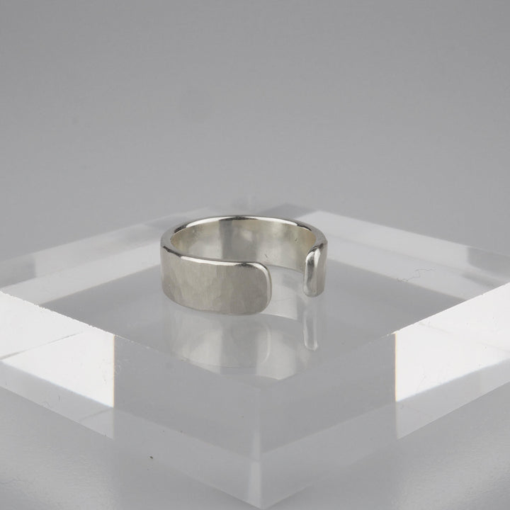 Silver Ear Cuff -Tsuchime 004- シルバー イヤーカフ-イヤーカフ-yuzen-official