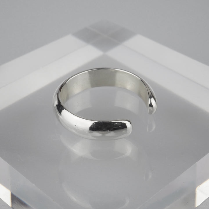 Silver Ear Cuff -Plain 001- シルバー イヤーカフ-イヤーカフ-yuzen-official