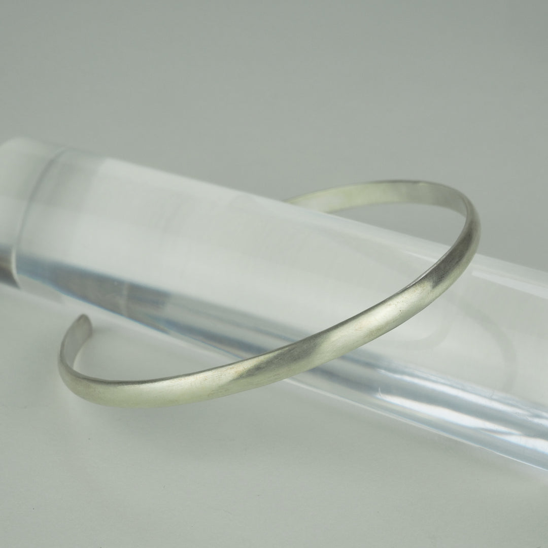Silver Bangle -Plain Matte- シルバー バングル-バングル-yuzen-official
