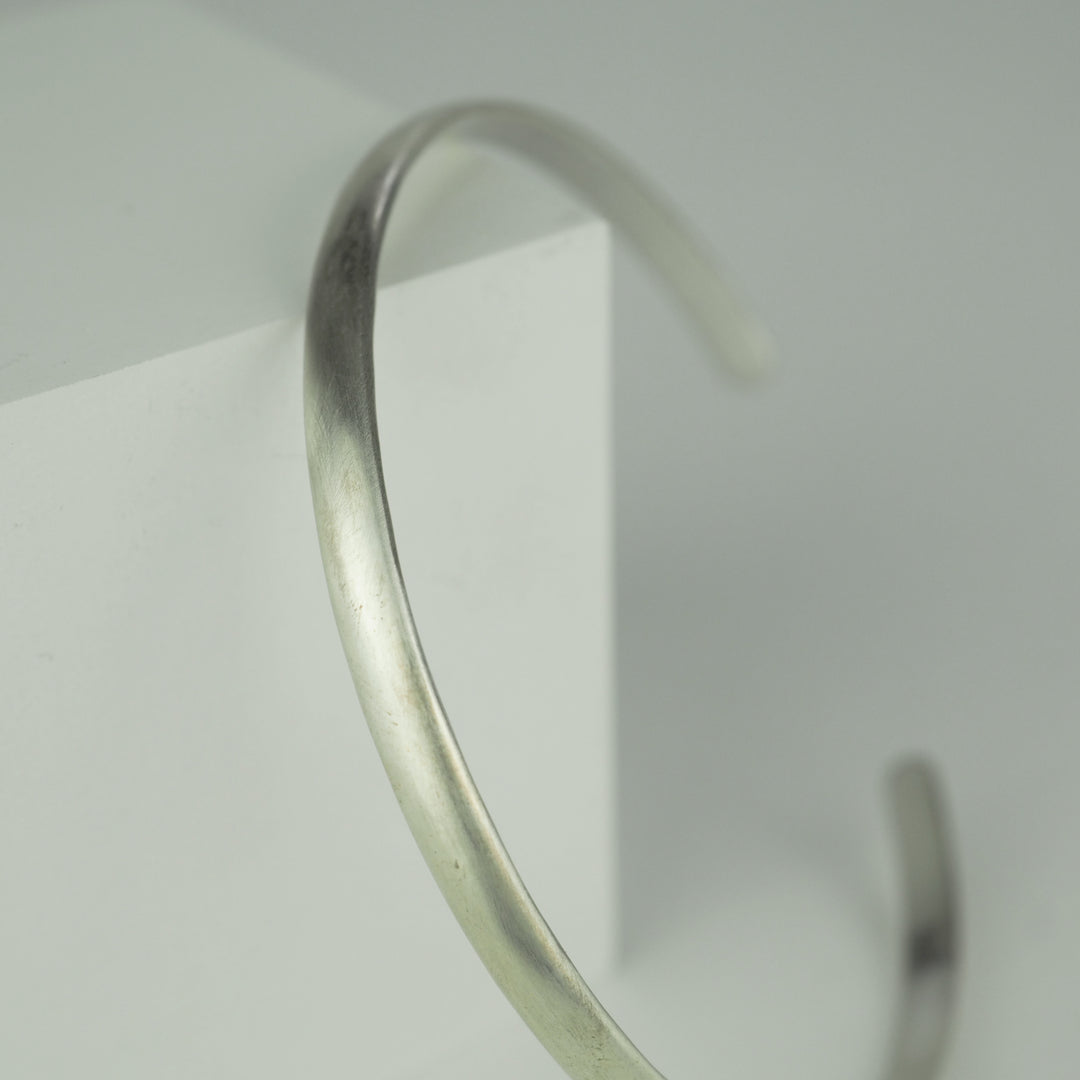 Silver Bangle -Plain Matte- シルバー バングル-バングル-yuzen-official