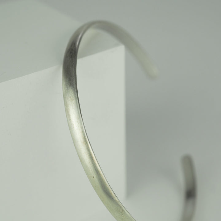 Silver Bangle -Plain Matte- シルバー バングル-バングル-yuzen-official