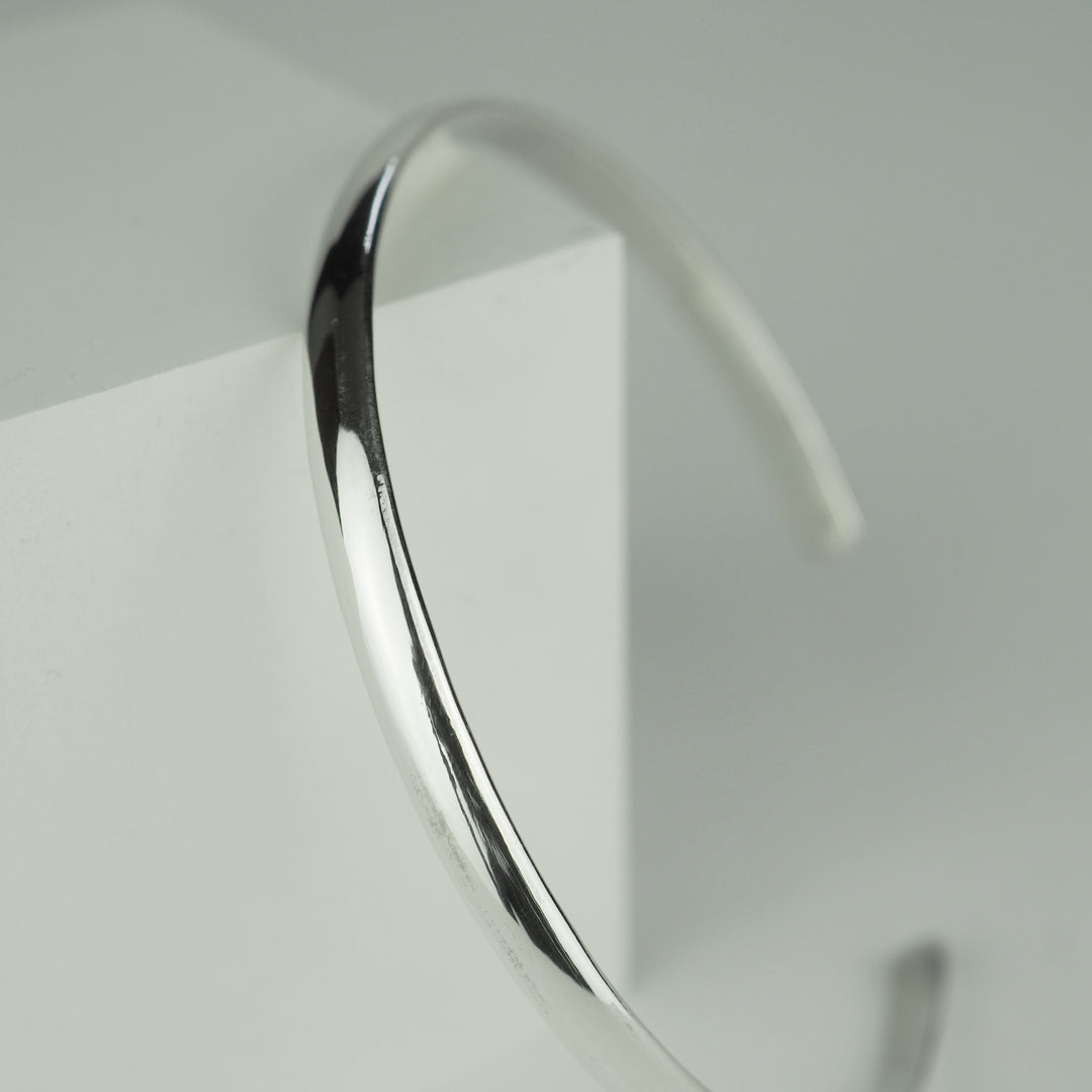 Silver Bangle -Plain- シルバー バングル-バングル-yuzen-official