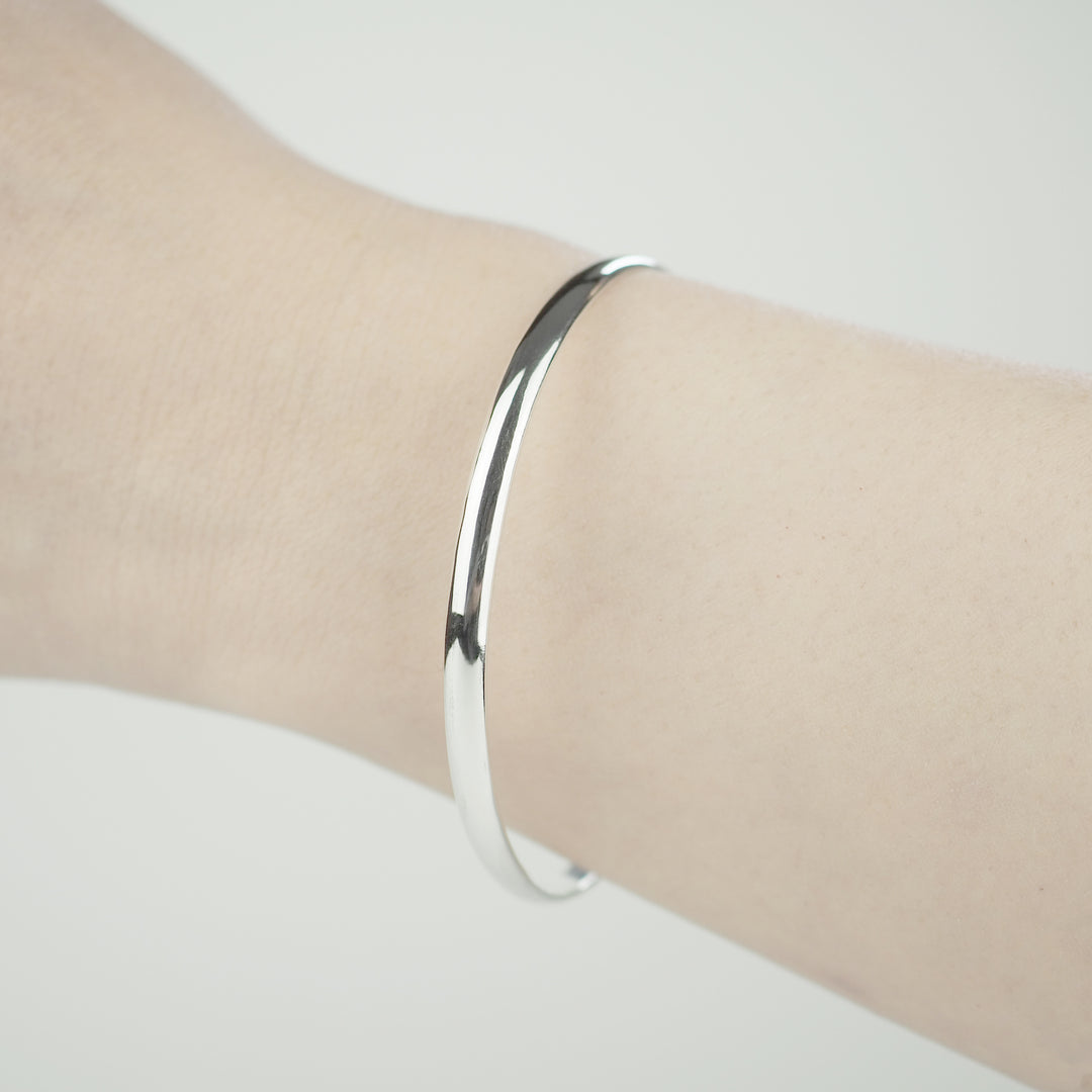 Silver Bangle -Plain- シルバー バングル-バングル-yuzen-official