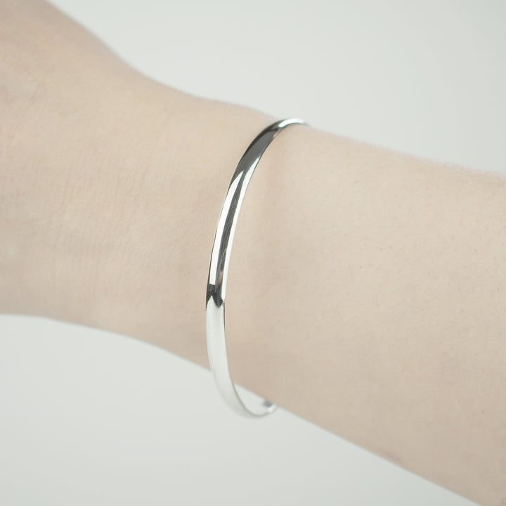 Silver Bangle -Plain- シルバー バングル-バングル-yuzen-official