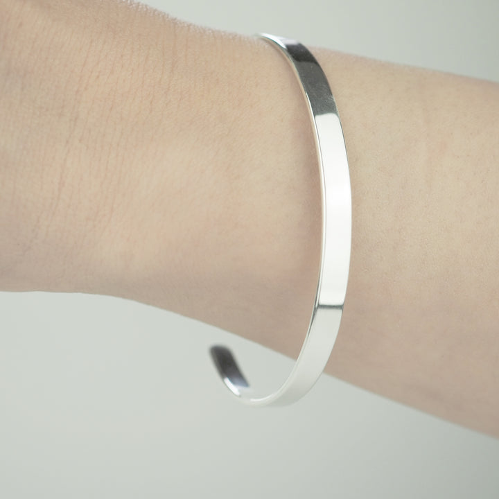 Silver Bangle -Flat- シルバー バングル-バングル-yuzen-official