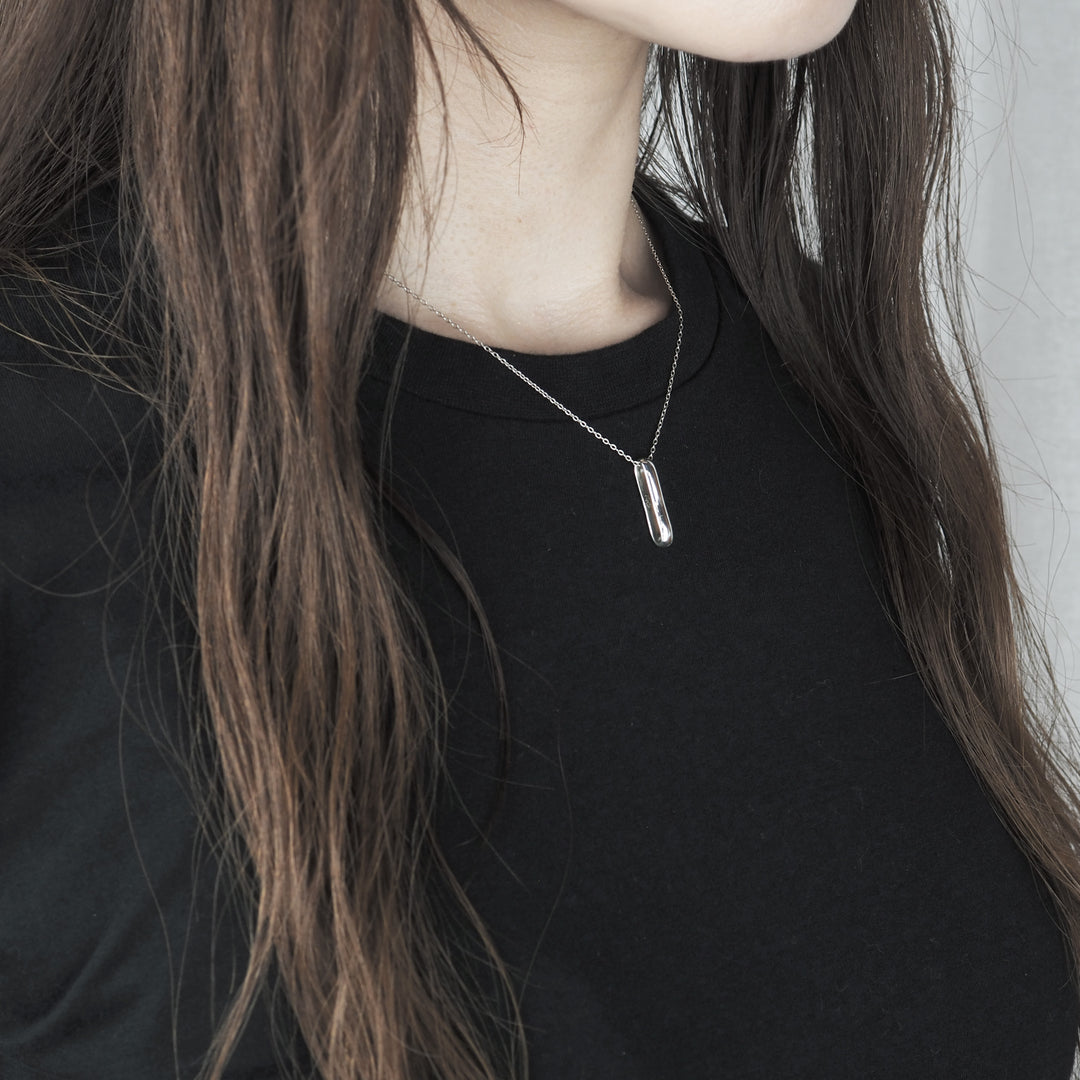 Silver Necklace -Plain- シルバー ネックレス-ネックレス-yuzen-official
