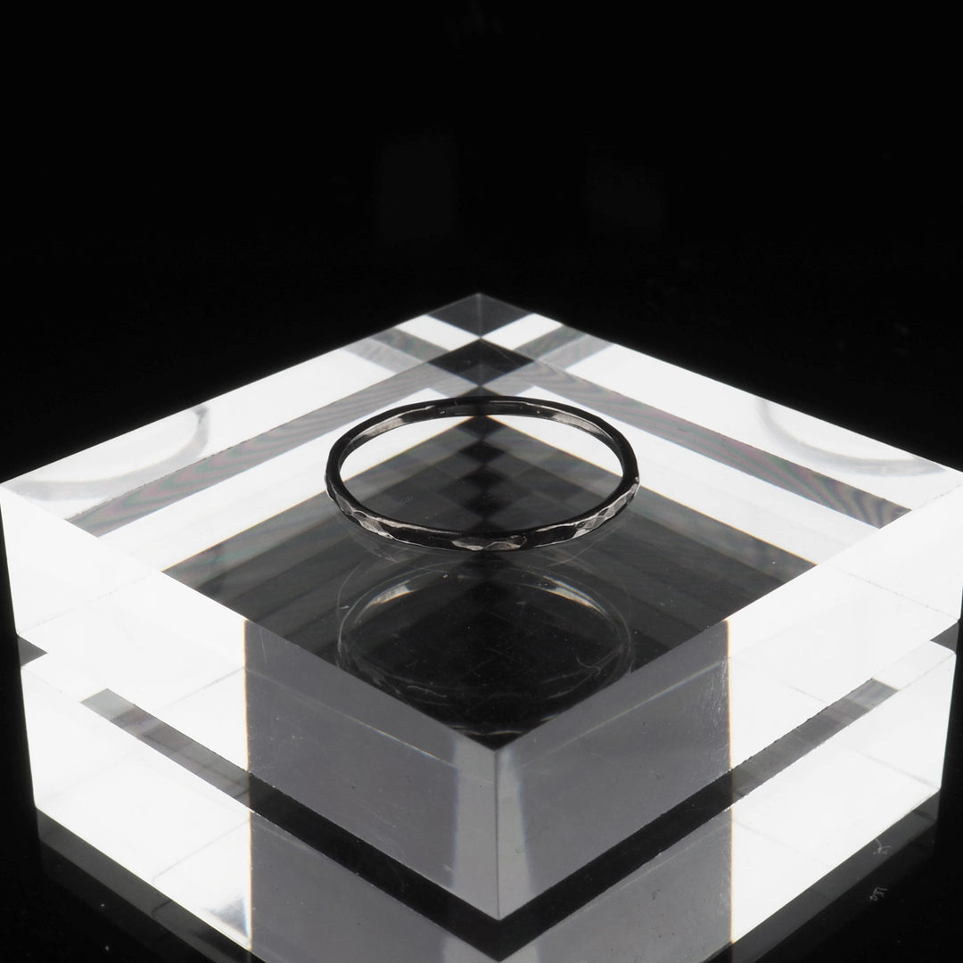 Silver Ring -Comfort 003 Black- シルバー リング-リング-yuzen-official