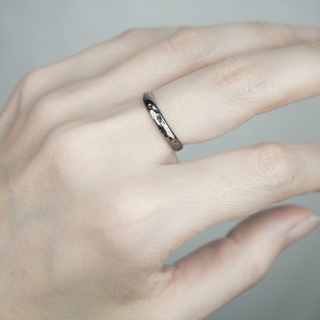 Silver Ring -Comfort 004 Black- シルバー リング-リング-yuzen-official