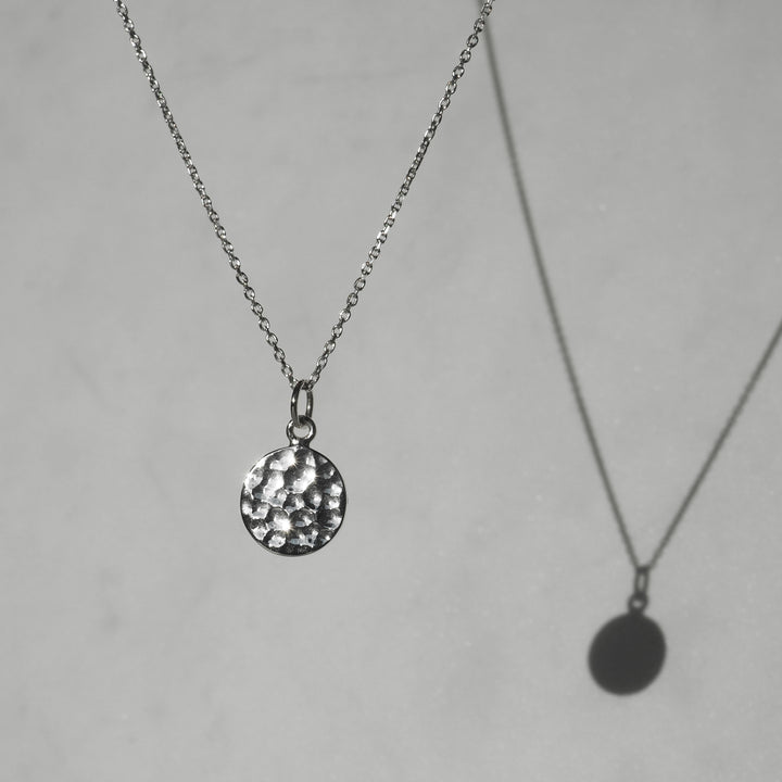 Silver Necklace -Tsuchime- シルバー ネックレス-ネックレス-yuzen-official