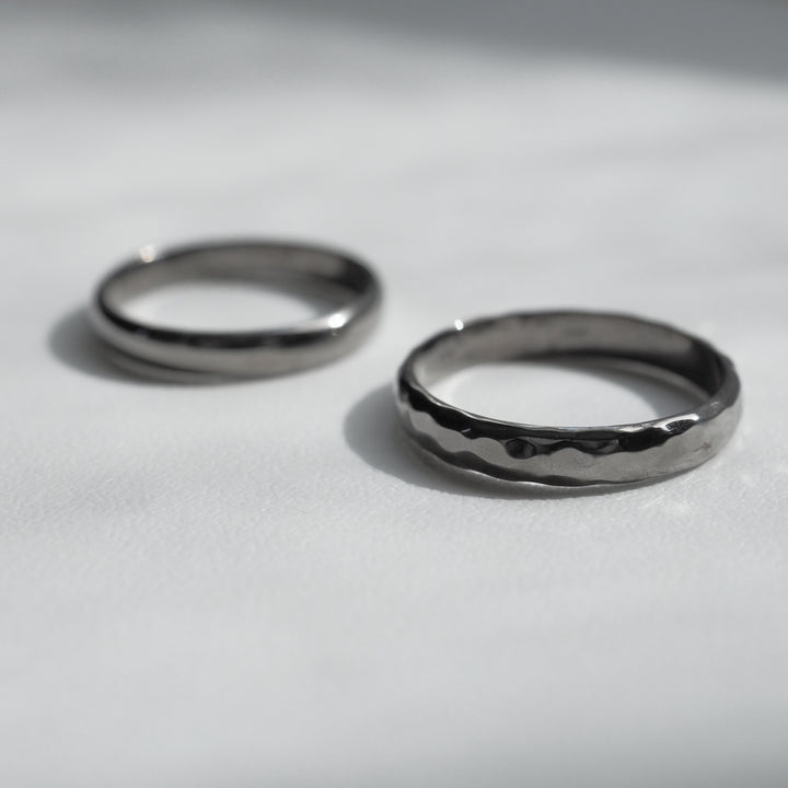 Silver Ring -Comfort 004 Black- シルバー リング-リング-yuzen-official