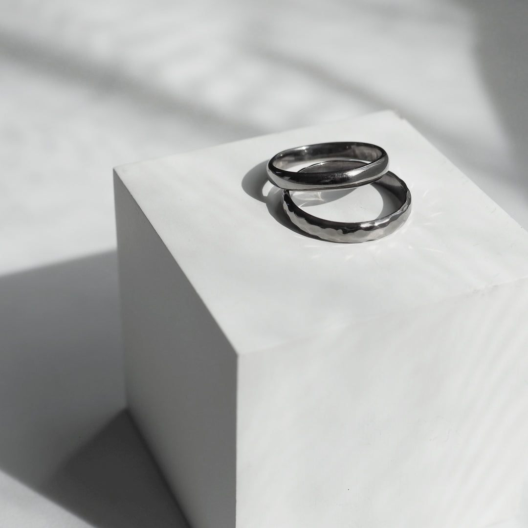 Silver Ring -Comfort 004 Black- シルバー リング-リング-yuzen-official