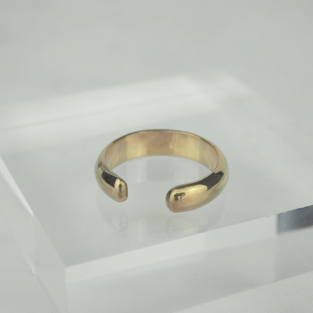 Gold Ear Cuff -Plain Gold- ゴールド イヤーカフ-イヤーカフ-yuzen-official