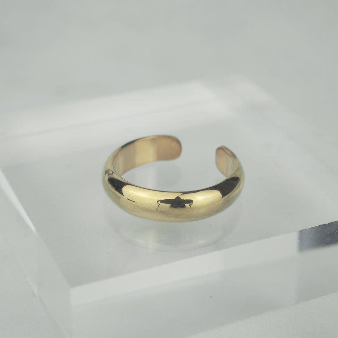 Gold Ear Cuff -Plain Gold- ゴールド イヤーカフ-イヤーカフ-yuzen-official