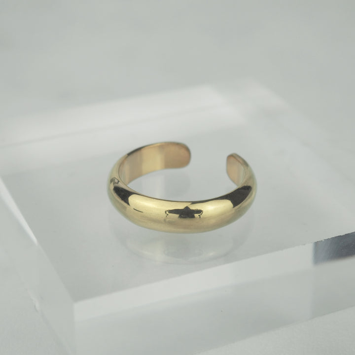 Gold Ear Cuff -Plain Gold- ゴールド イヤーカフ-イヤーカフ-yuzen-official