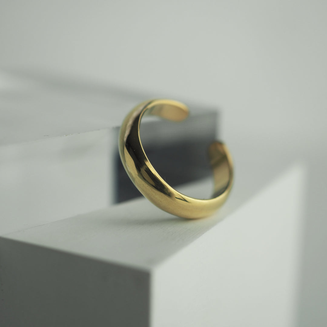 Gold Ear Cuff -Plain Gold- ゴールド イヤーカフ-イヤーカフ-yuzen-official