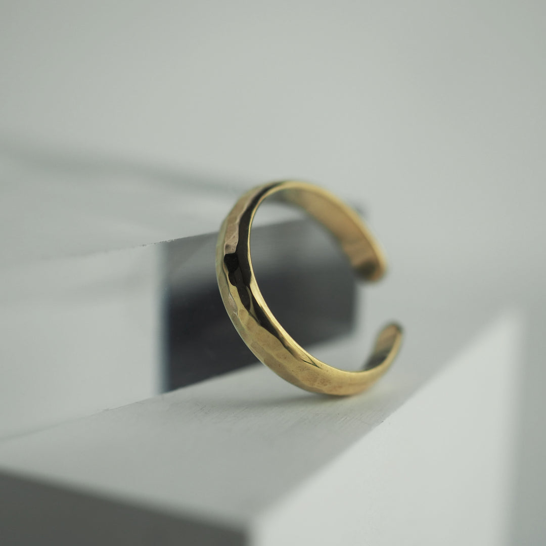 Gold Ear Cuff -Tsuchime 001 Gold- ゴールド イヤーカフ-イヤーカフ-yuzen-official