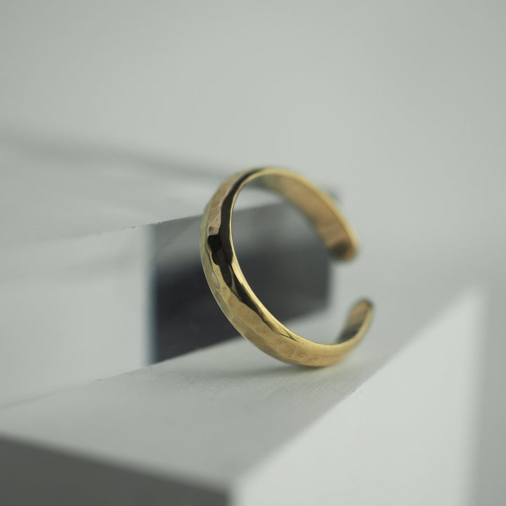 Gold Ear Cuff -Tsuchime 001 Gold- ゴールド イヤーカフ-イヤーカフ-yuzen-official