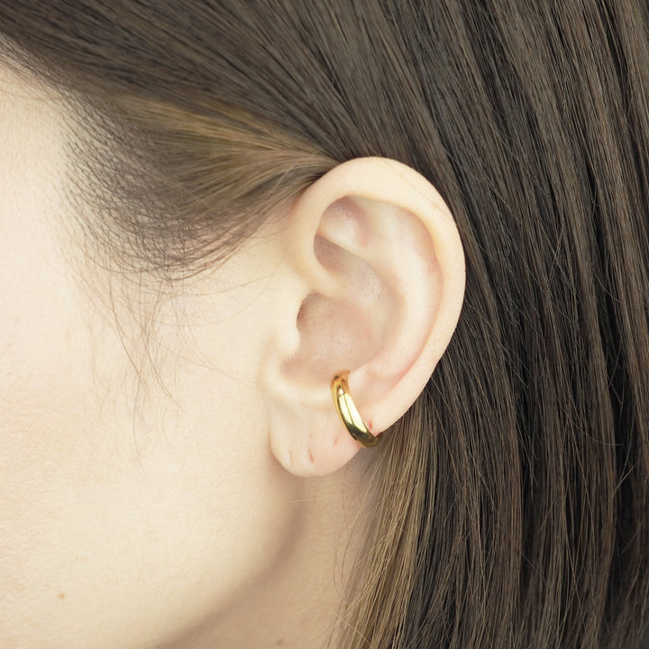 Gold Ear Cuff -Plain Gold- ゴールド イヤーカフ-イヤーカフ-yuzen-official