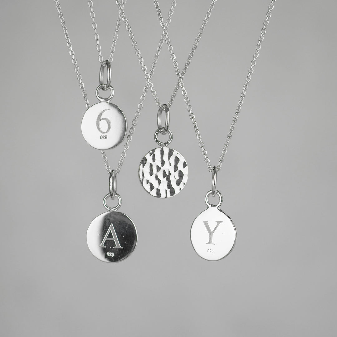 Silver Necklace -Tsuchime Initial- シルバー ネックレス-ネックレス-yuzen-official