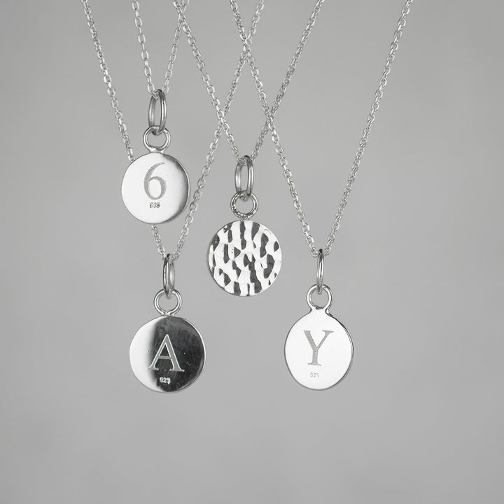 Silver Necklace -Tsuchime Initial- シルバー ネックレス-ネックレス-yuzen-official