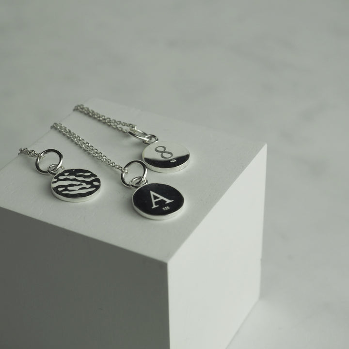 Silver Necklace -Tsuchime Initial- シルバー ネックレス-ネックレス-yuzen-official