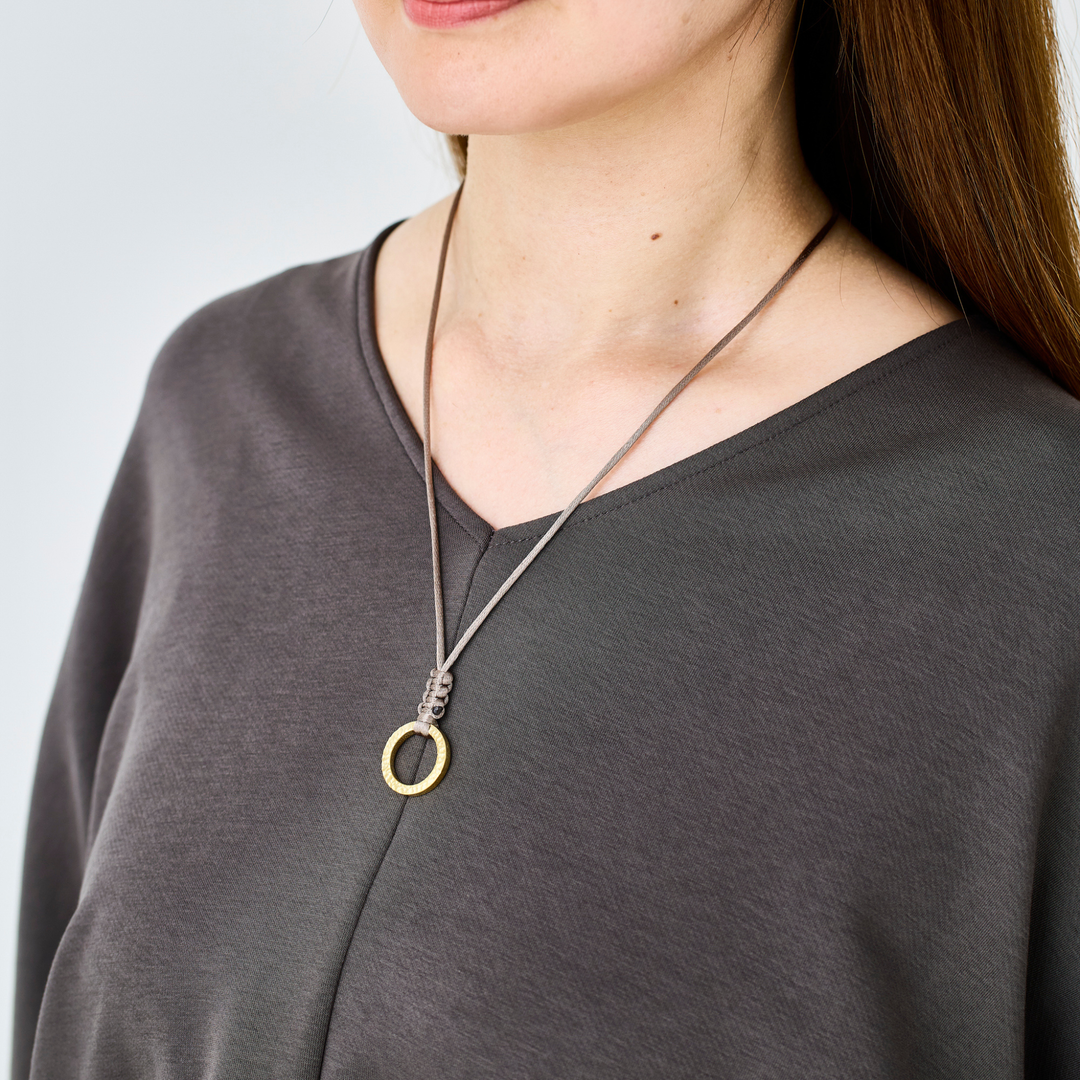 Choker -SOL- Antique Brown ゴールド チョーカー-ネックレス-yuzen-official