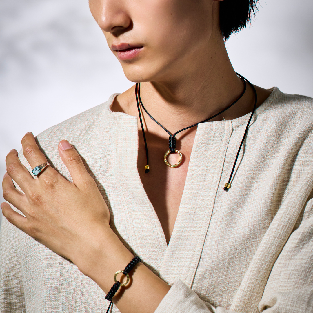 Choker -SOL- Rich Black ゴールド チョーカー-ネックレス-yuzen-official