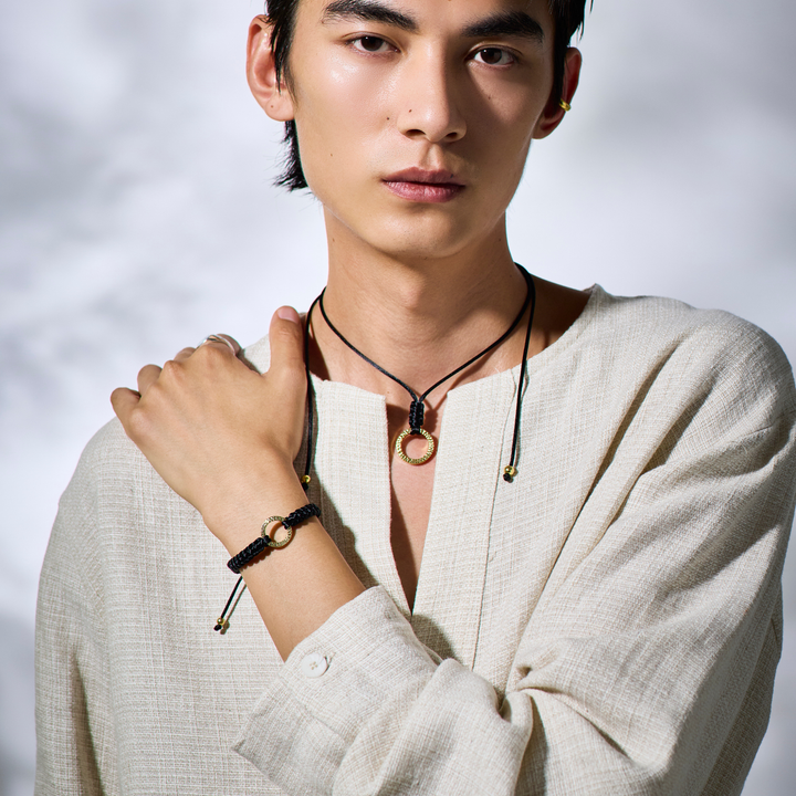 Choker -SOL- Rich Black ゴールド チョーカー-ネックレス-yuzen-official