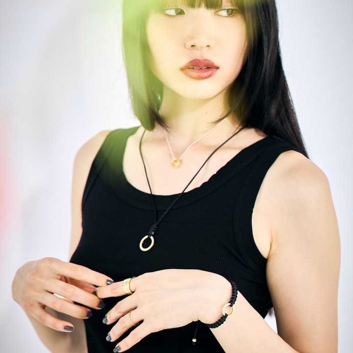Choker -SOL- Rich Black ゴールド チョーカー-ネックレス-yuzen-official