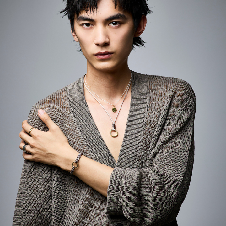 Choker -SOL- Antique Brown ゴールド チョーカー-ネックレス-yuzen-official