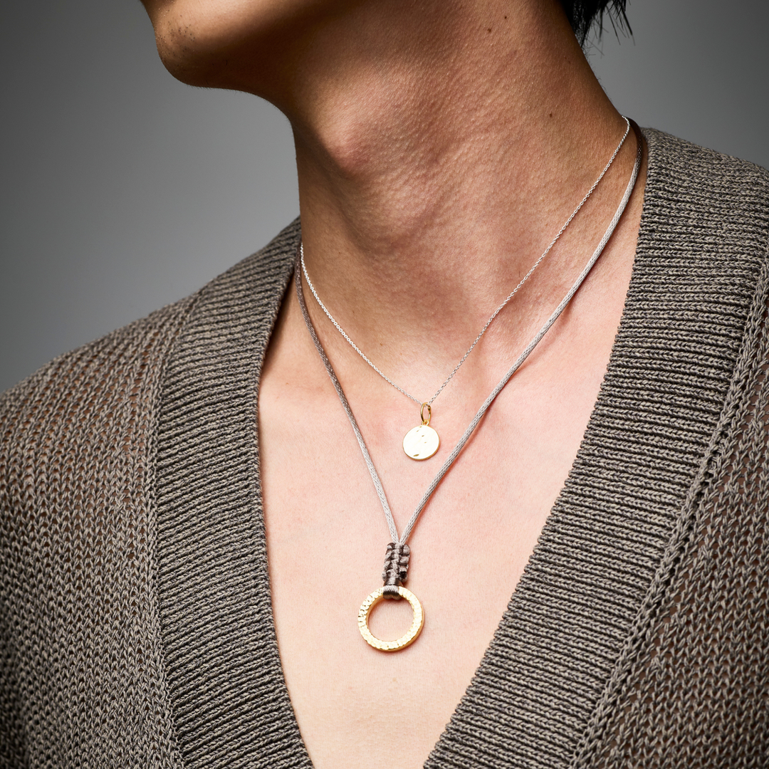 Choker -SOL- Antique Brown ゴールド チョーカー-ネックレス-yuzen-official