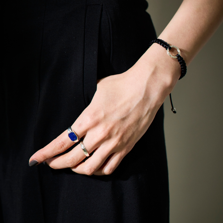 Silver Ring -FRAME- Lapis Lazuli シルバー リング-リング-yuzen-official