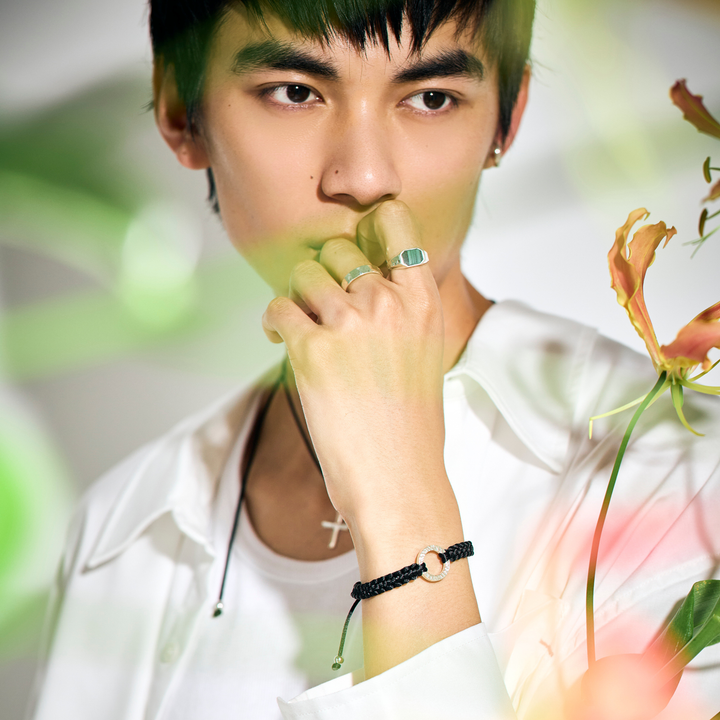 Silver Ring -FRAME- Malachite シルバー リング-リング-yuzen-official