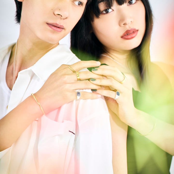 Silver Ring -FRAME- Lapis Lazuli シルバー リング-リング-yuzen-official