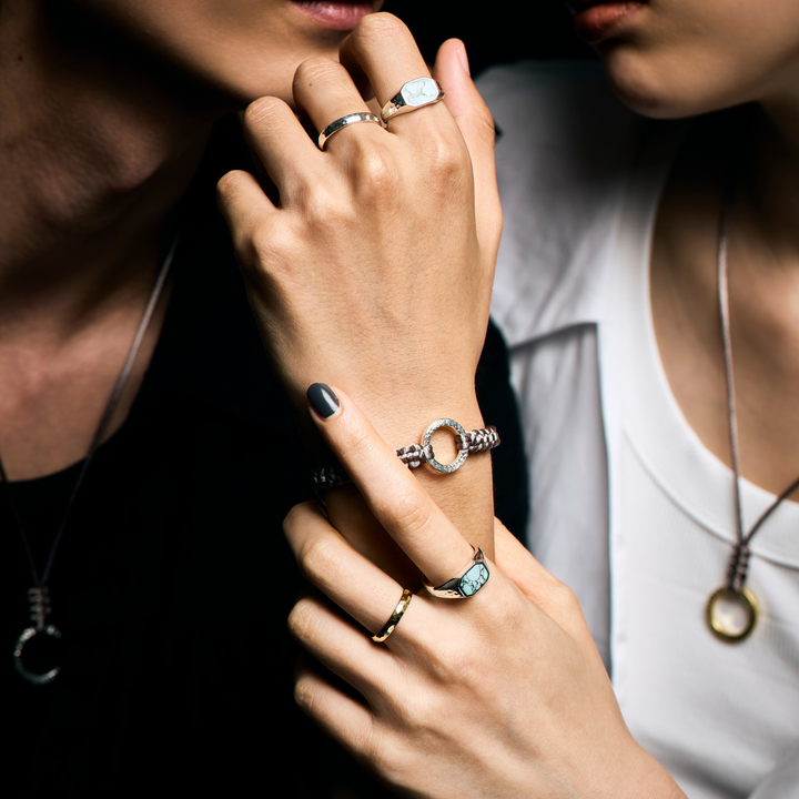 Silver Ring -FRAME- Turquoise シルバー リング-リング-yuzen-official