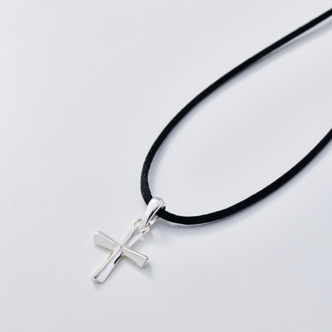 Choker -CROSSLINE- Rich Black シルバー チョーカー-ネックレス-yuzen-official