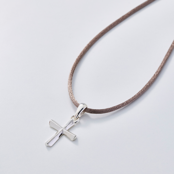 Choker -CROSSLINE- Antique Brown シルバー チョーカー-ネックレス-yuzen-official