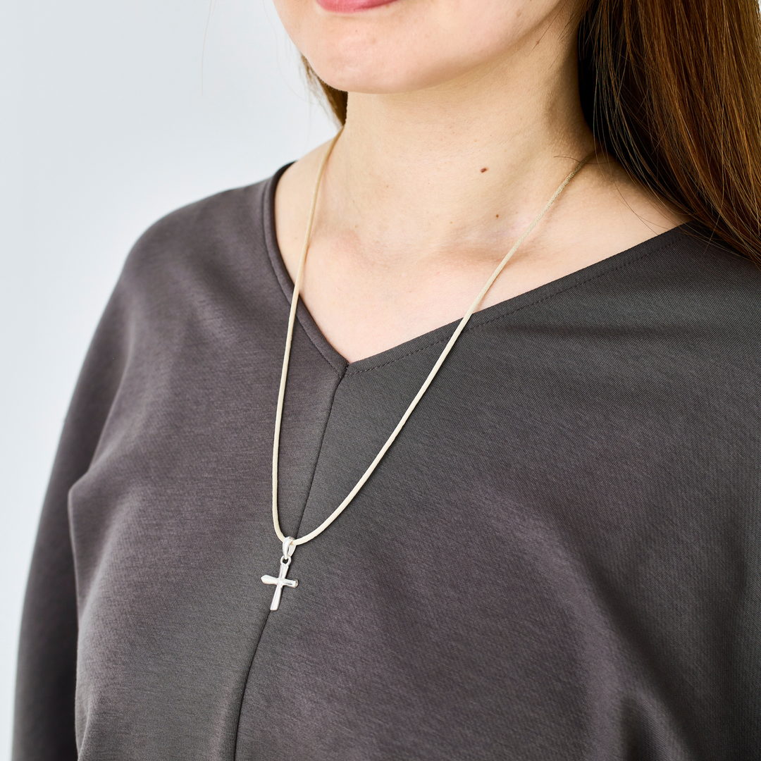 Choker -CROSSLINE- Champagne Gold シルバー チョーカー-ネックレス-yuzen-official