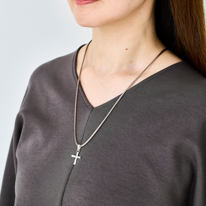 Choker -CROSSLINE- Antique Brown シルバー チョーカー-ネックレス-yuzen-official