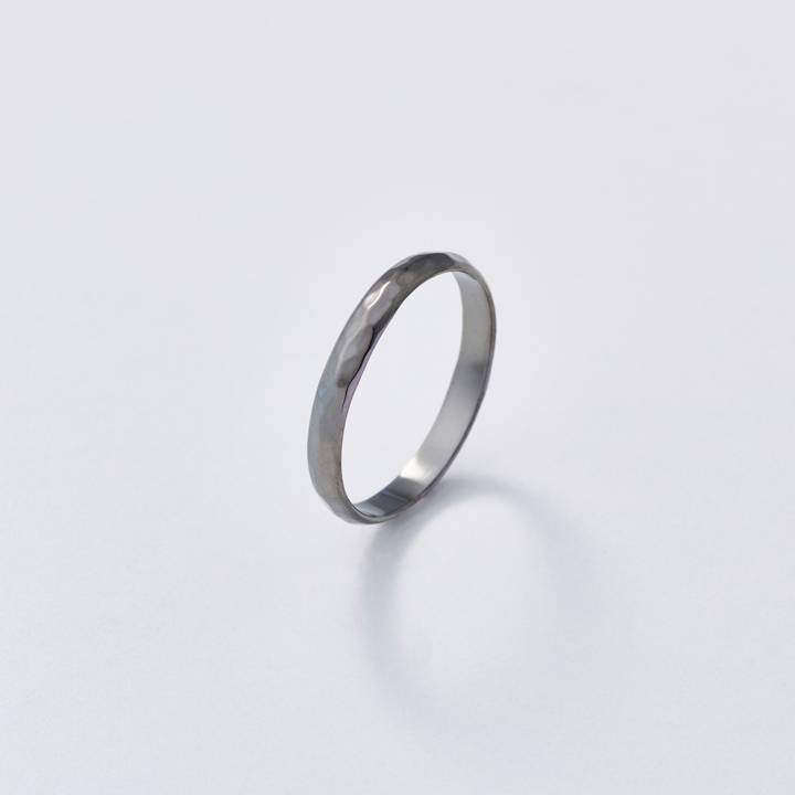 Silver Ring -Comfort 004 Black- シルバー リング