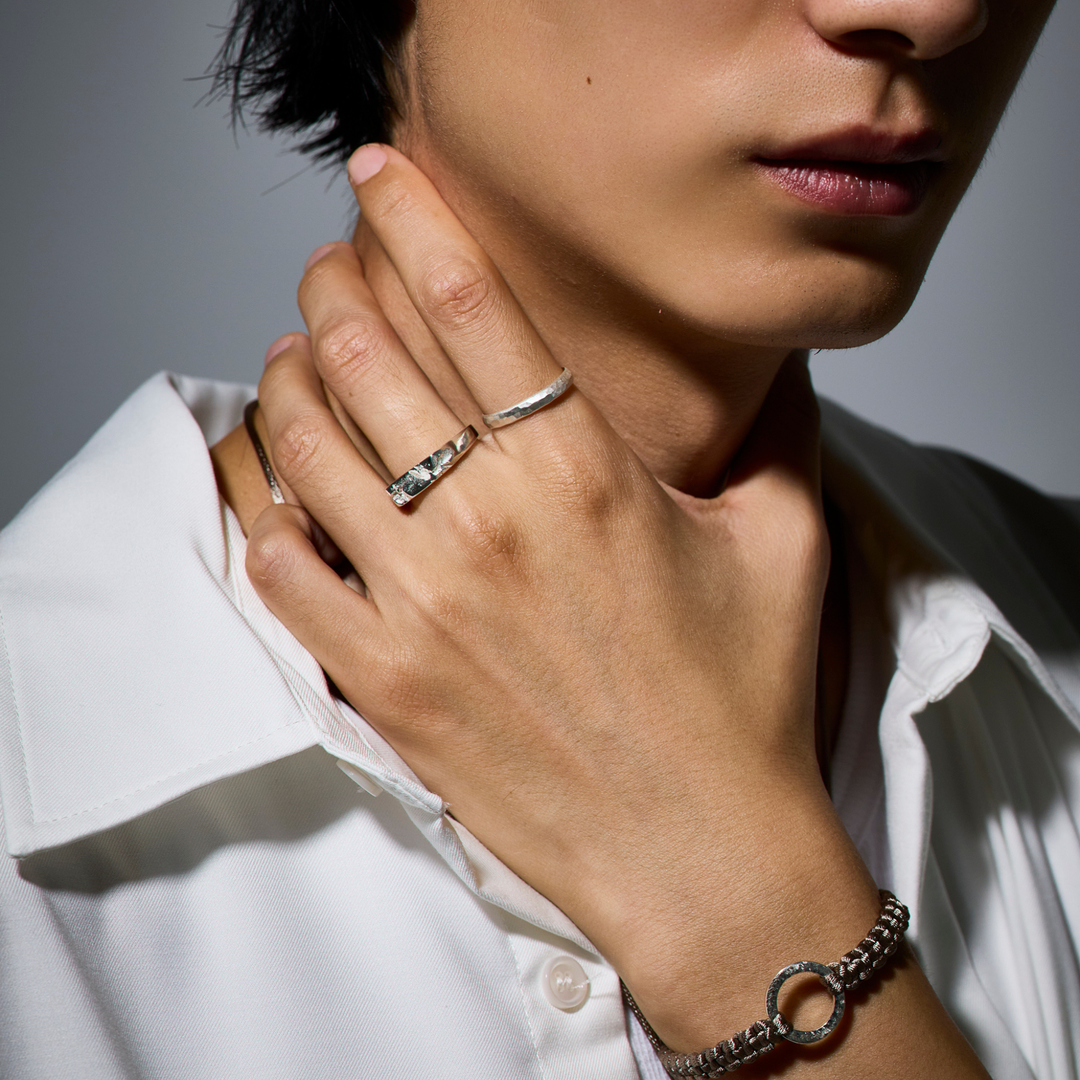 Silver Ring -Crack 001- シルバー リング – yuzen-official Silver Ring -Crack 001- シルバー リング – yuzen-official